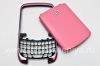 Photo 1 — Farbkörper (in zwei Teilen) für Blackberry 9300 Curve 3G, Stirnband pink metallic rosa Mütze