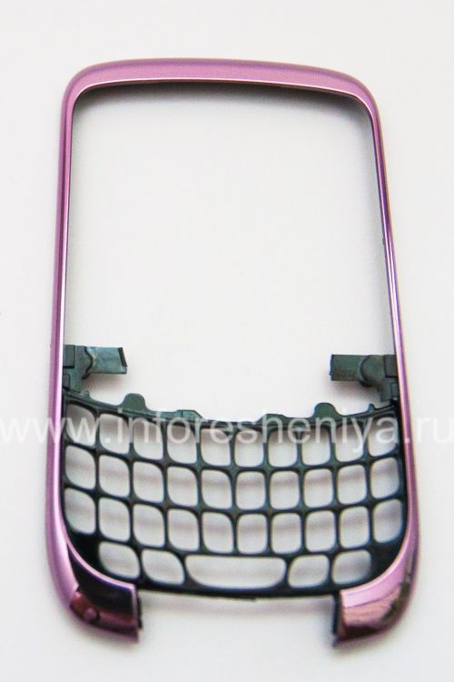 Photogallery for Farbkörper (in zwei Teilen) für Blackberry 9300 Curve 3G, Stirnband pink metallic rosa Mütze product