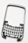 Photo 2 — রঙ শরীর (দুই অংশে) BlackBerry 9300 কার্ভ 3G জন্য, ধাতব রিম, পল্লব সাদা