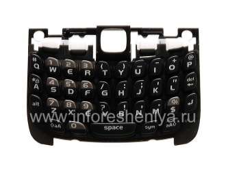 The original English keyboard with a substrate for the BlackBerry 9300 Curve 3G, The black