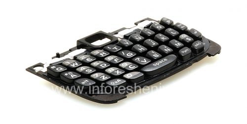 Photogallery for The original English keyboard with a substrate for the BlackBerry 9300 Curve 3G, The black product