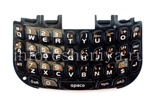 Photogallery for রাশিয়ান কীবোর্ড BlackBerry 9300 কার্ভ 3G (খোদাই), কালো product