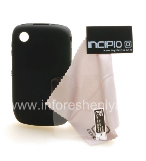 Photogallery for 品牌硅胶套Incipio DermaShot BlackBerry 8520 / 9300曲线, 黑（黑） product