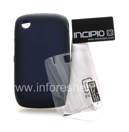 Photogallery for 品牌硅胶套Incipio DermaShot BlackBerry 8520 / 9300曲线, 暗紫色（午夜蓝） product