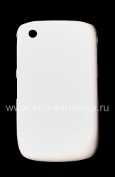 फर्म प्लास्टिक कवर, ब्लैकबेरी कर्व 8520/9300 के लिए कवर प्रकरण मेट मुश्किल से वहाँ, चमकदार सफेद (सफेद चमकदार)