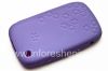 Photo 9 — Funda de silicona original para BlackBerry Curve 8520/9300, Lila patrón "Honeycomb" (lavanda en relieve)