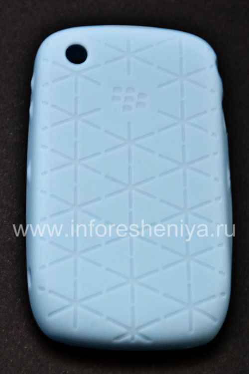 Photogallery for Original Silicone Case for BlackBerry 8520 / 9300 Curve, Blue-grey ephethe impumuzo &quot;Snowflakes» (Frost Embossed) product