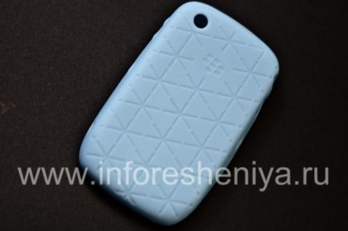 Photogallery for Original Silicone Case for BlackBerry 8520 / 9300 Curve, Blue-grey ephethe impumuzo &quot;Snowflakes» (Frost Embossed) product