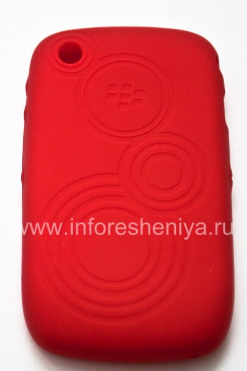 Photogallery for Original Silicone Case for BlackBerry 8520 / 9300 Curve, Red impumuzo &quot;Imibuthano» (Coral Embossed) product