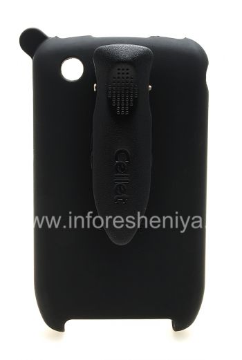 Firma de plástico cubierta de la funda-Cellet Elite Ruberized de funda para el BlackBerry Curve 8520/9300