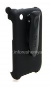 Photo 4 — Perusahaan plastik penutup-sarung Cellet Elite Ruberized Holster untuk BlackBerry 8520 / 9300 Curve, hitam