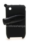 Photo 7 — Perusahaan plastik penutup-sarung Cellet Elite Ruberized Holster untuk BlackBerry 8520 / 9300 Curve, hitam