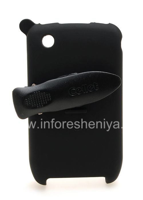 Photogallery for ফার্ম প্লাস্টিক কভার-খাপ Cellet এলিট Ruberized BlackBerry 8520 / 9300 কার্ভ জন্য খাপ, কালো product