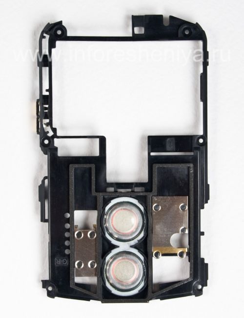 Photogallery for الجزء الأوسط من السكن مع مكبرات صوت للبلاك بيري 8800/8820/8830, أسود product