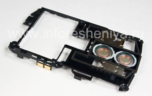 Photogallery for الجزء الأوسط من السكن مع مكبرات صوت للبلاك بيري 8800/8820/8830, أسود product