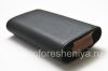 Photo 4 — Housse en cuir d'origine sac portefeuille en cuir pour BlackBerry, Noir / brun (Noir / Brown Accent)