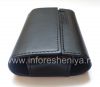Photo 8 — Housse en cuir d'origine sac portefeuille en cuir pour BlackBerry, Noir / noir (Noir / Noir Accents)