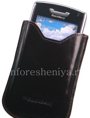 Photogallery for Étui de poche en cuir d&#39;origine Case-cuir poche pour BlackBerry 8800/8820/8830, Brown (Brown) product