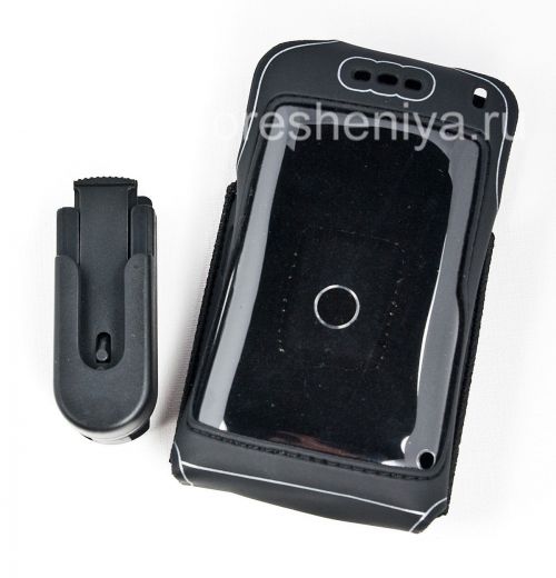Photogallery for Corporate Silikonhülle mit Clip Drahtlose Xcessories Tragen Hauttasche mit Gürtelclip für BlackBerry 8800 / 8820/8830, Black (Schwarz) product