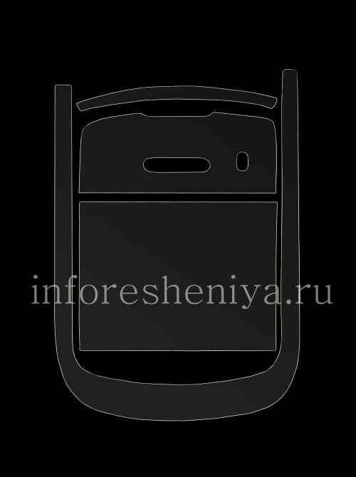 Photogallery for Protector de pantalla de la marca y la caja de la casamata Clear Armor para el BlackBerry 8900 Bold, Claro product