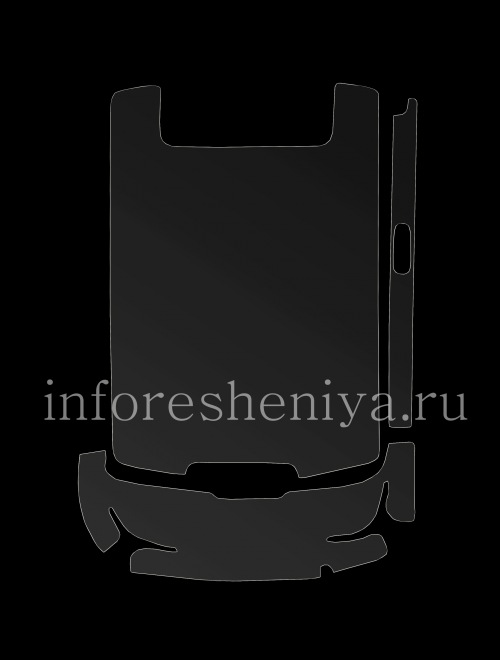 Photogallery for Protector de pantalla de la marca y la caja de la casamata Clear Armor para el BlackBerry 8900 Bold, Claro product