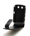 Photo 7 — Housse en cuir avec couvercle à ouverture verticale pour BlackBerry Curve 8900, Noir avec coutures noires