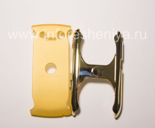 Photogallery for Plástico Caso &quot;Chrome&quot; para 8900 Curve, Oro product