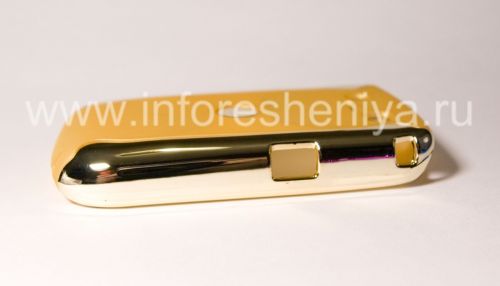 Photogallery for Plástico Caso &quot;Chrome&quot; para 8900 Curve, Oro product