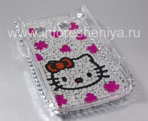 Photogallery for Plastik tas-cover dengan rhinestones untuk BlackBerry 8900 Curve, Serangkaian &quot;Hello Kitty&quot; product