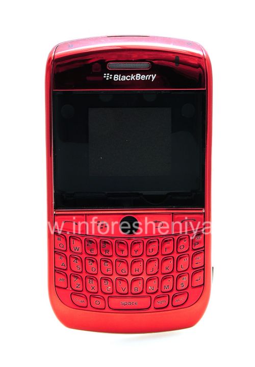 Photogallery for Colour housing for BlackBerry Curve 8900, Red Chrome product