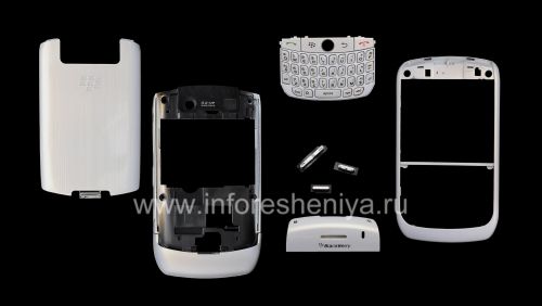 Photogallery for Colour housing for BlackBerry Curve 8900, Sparkling White product