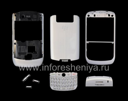 Photogallery for Colour housing for BlackBerry Curve 8900, Sparkling White product