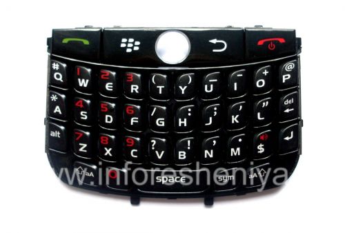 Photogallery for لوحة المفاتيح الإنجليزية الأصلي لبلاك بيري كيرف 8900, أسود product
