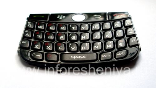 Photogallery for لوحة المفاتيح الإنجليزية الأصلي لبلاك بيري كيرف 8900, أسود product
