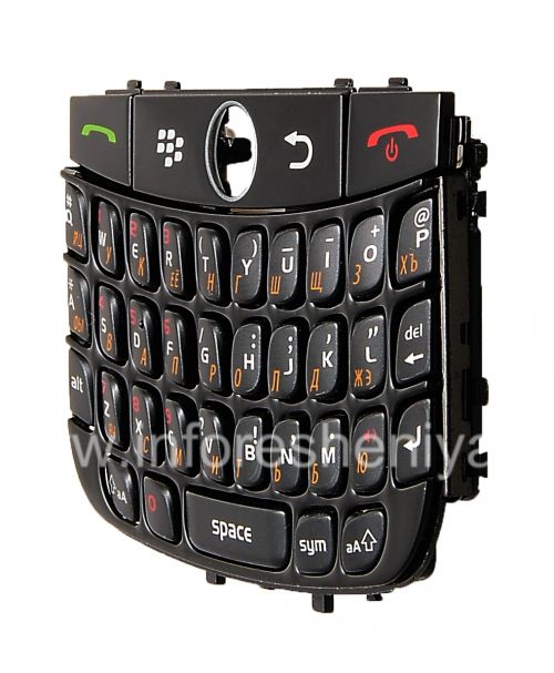 Photogallery for Keyboard Rusia BlackBerry 8900 Curve, hitam product