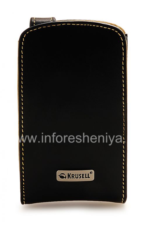 Photogallery for BlackBerry 8900 কার্ভ জন্য স্বাক্ষর চামড়া কেস Krusell কক্ষপথ ফ্লেক্স Multidapt চামড়া কেস, কালো product