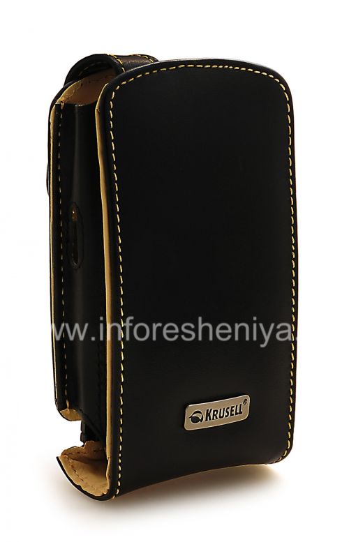 Photogallery for BlackBerry 8900 কার্ভ জন্য স্বাক্ষর চামড়া কেস Krusell কক্ষপথ ফ্লেক্স Multidapt চামড়া কেস, কালো product