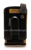 Photo 8 — Signature Leather Case Krusell Orbit Flex Multidapt Leder Tasche für Blackberry Curve 8900, Schwarz