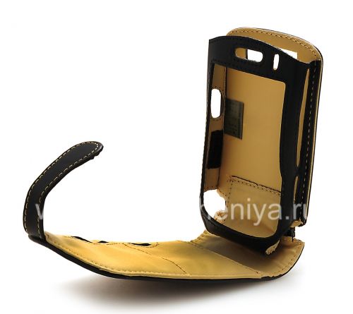 Photogallery for BlackBerry 8900 কার্ভ জন্য স্বাক্ষর চামড়া কেস Krusell কক্ষপথ ফ্লেক্স Multidapt চামড়া কেস, কালো product
