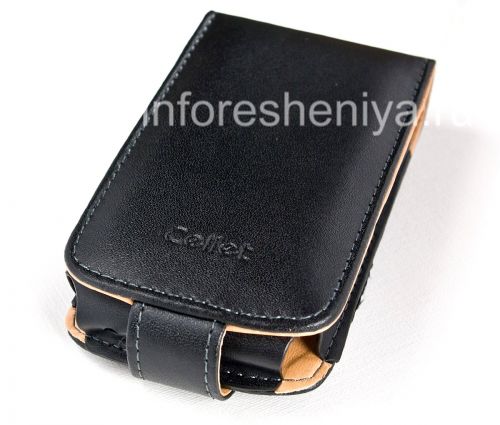 Photogallery for Isignesha Isikhumba Case c zibheka kuvula lid clip Cellet Executive Case for BlackBerry 8900 Ijika, Black / Brown product