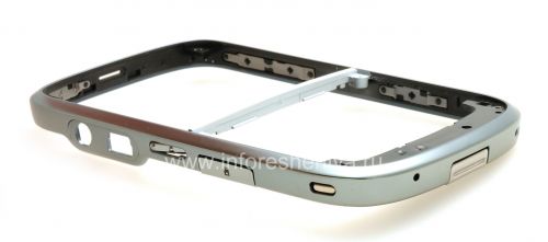 Photogallery for L&#39;anneau d&#39;origine pour BlackBerry 9000 Bold, Métallisé / blanc product