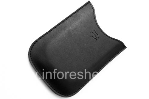 Photogallery for ब्लैकबेरी 9000 Bold के लिए चमड़ा प्रकरण जेब (कॉपी), काला product