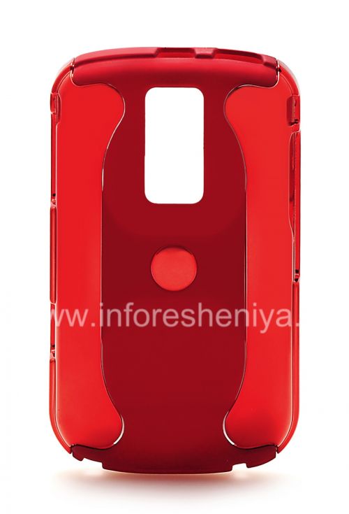 Photogallery for حالة من البلاستيك &quot;كروم&quot; ل 9000 Bold, أحمر product