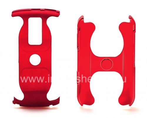Photogallery for حالة من البلاستيك &quot;كروم&quot; ل 9000 Bold, أحمر product