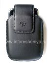 Photo 8 — Leather case with clip for BlackBerry 9000 Bold, The black