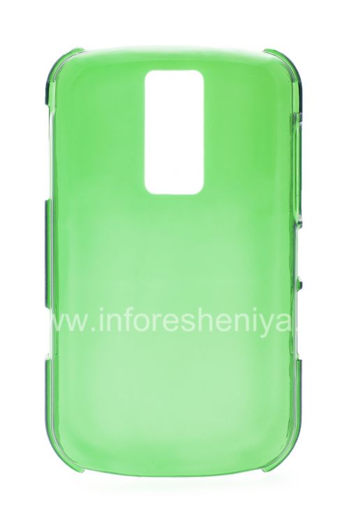 Photogallery for Couverture-couverture translucide en plastique pour BlackBerry 9000 Bold, Couleur verte product