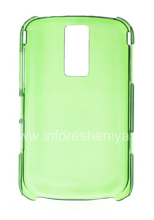 Photogallery for Couverture-couverture translucide en plastique pour BlackBerry 9000 Bold, Couleur verte product