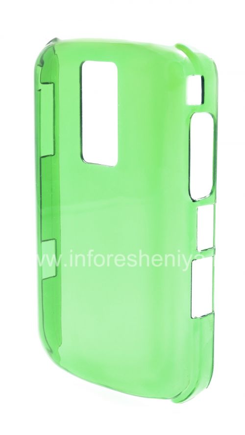 Photogallery for Couverture-couverture translucide en plastique pour BlackBerry 9000 Bold, Couleur verte product