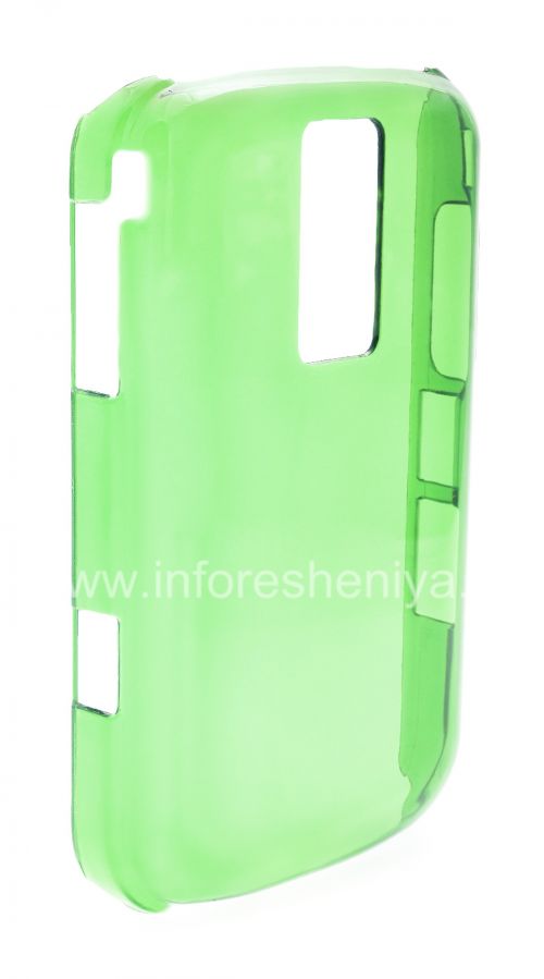 Photogallery for Couverture-couverture translucide en plastique pour BlackBerry 9000 Bold, Couleur verte product
