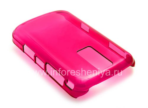 Photogallery for Couverture-couverture translucide en plastique pour BlackBerry 9000 Bold, Rose product